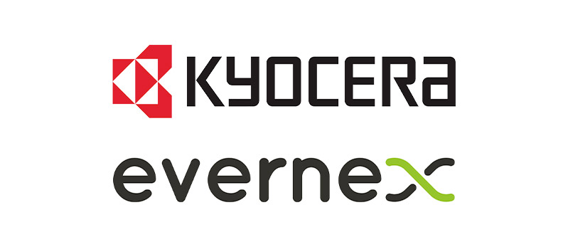 Logo des partenaires Kyocera, Evernex