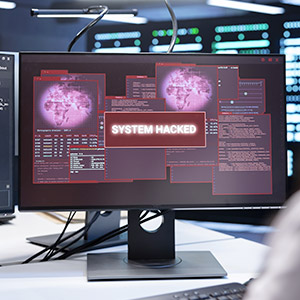 Système hacké par un rançongiciel